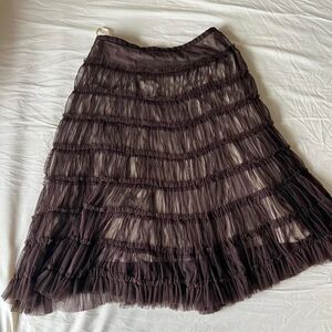 American-vintage Women's Brown Skirt